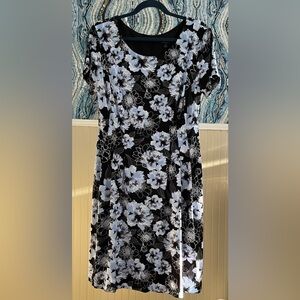 Connected Apparel Signature Floral Print Dress, Size 12